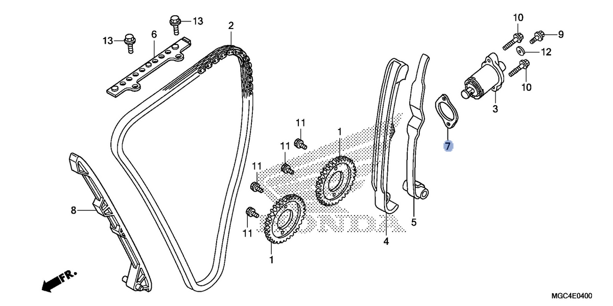 Honda OEM part 14560-MY5-851