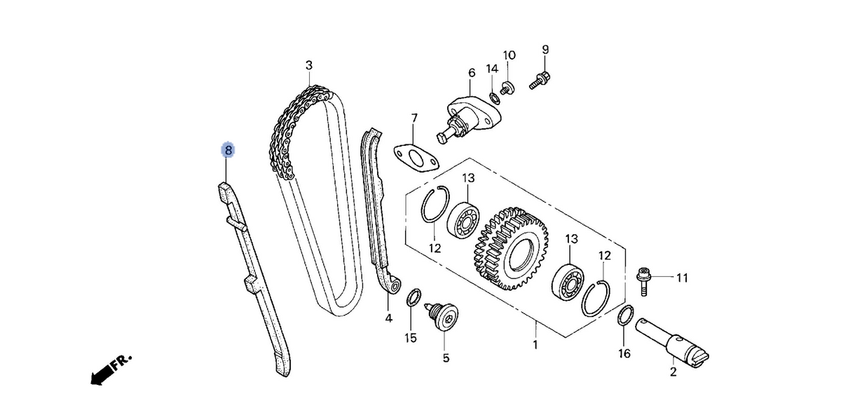 Honda OEM part 14610-GCR-000