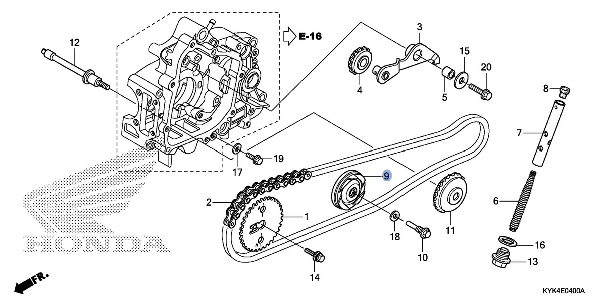 Honda OEM part 14610-KYY-901
