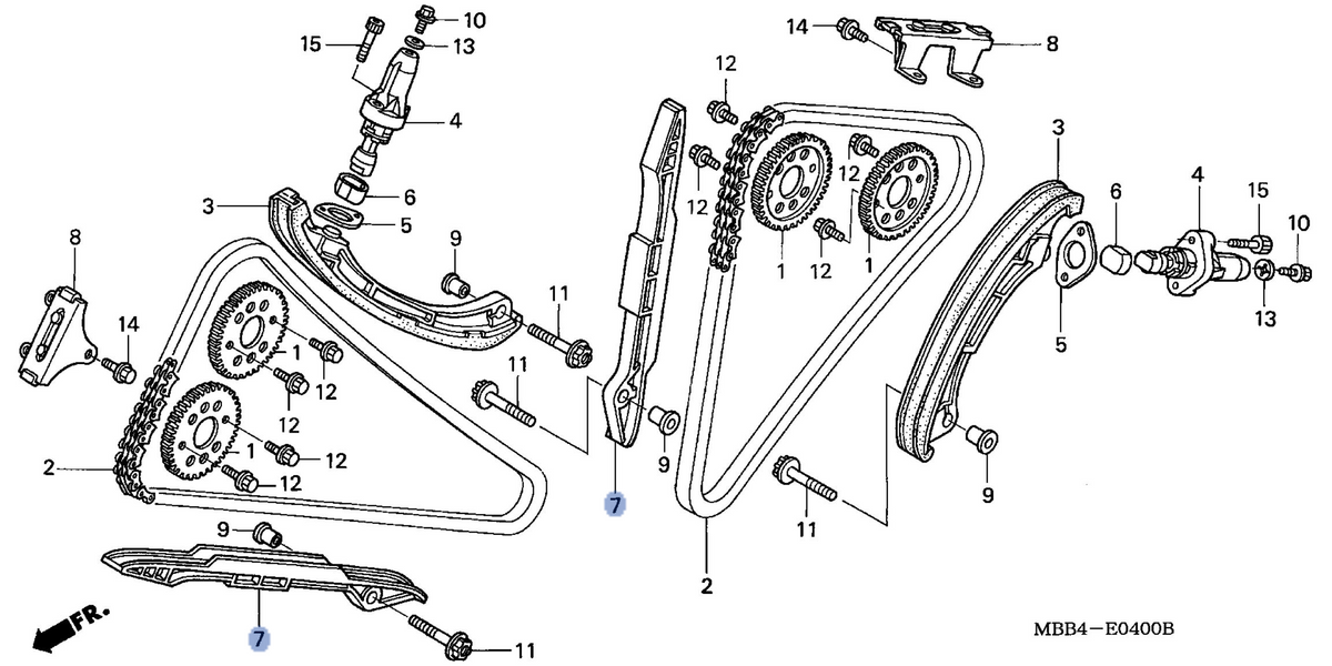 Honda OEM part 14610-MBB-003