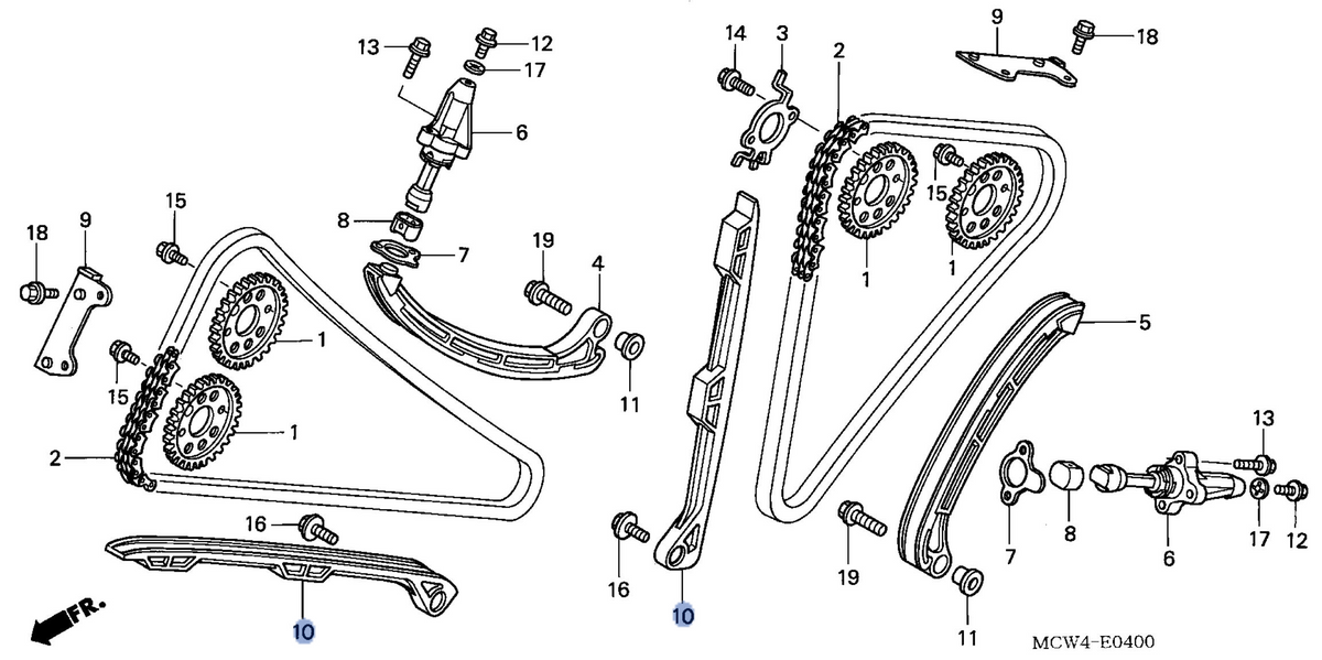 Honda OEM part 14610-MCW-003