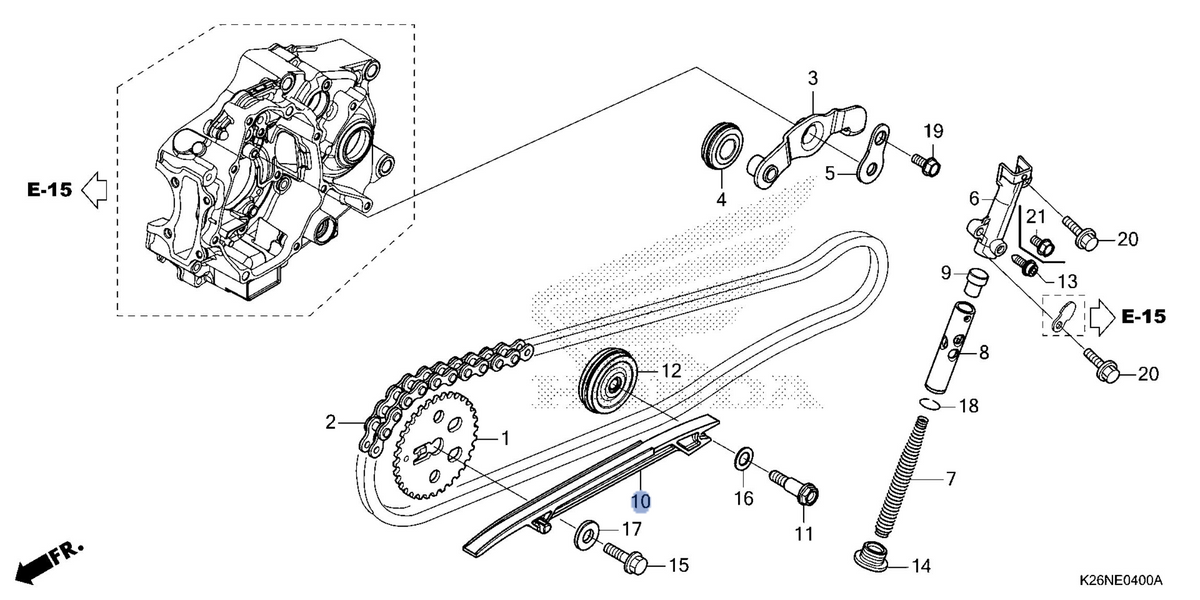 Honda OEM part 14611-K1M-T00