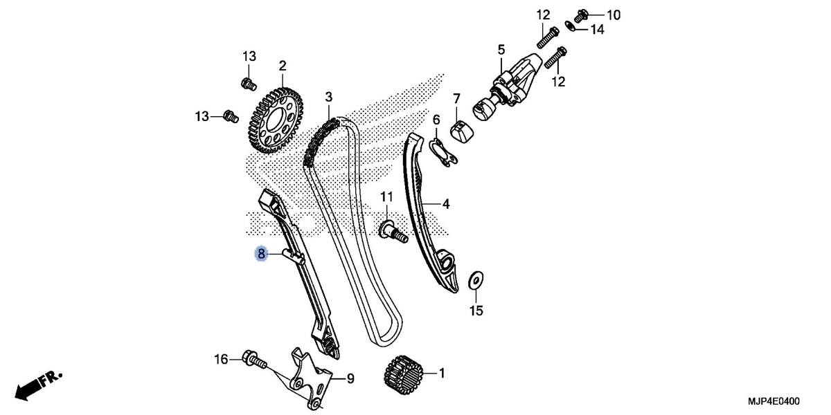 Honda OEM part 14611-MJP-G50