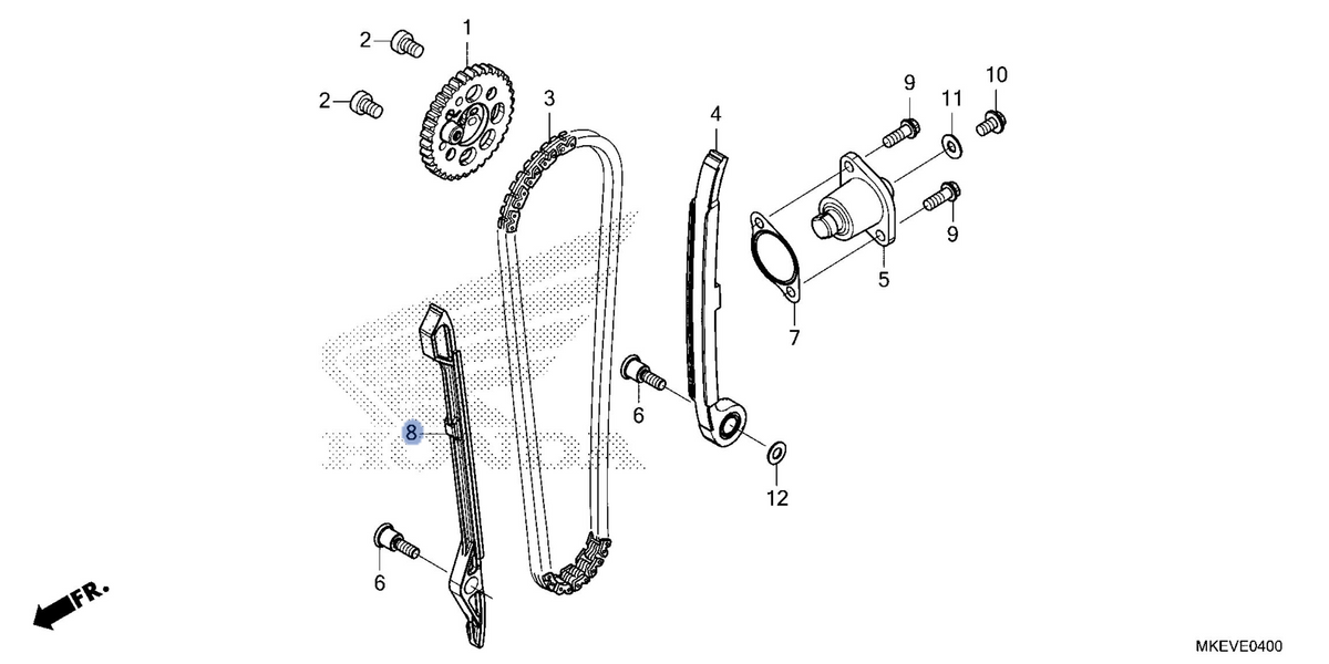 Honda OEM part 14611-MKE-B50