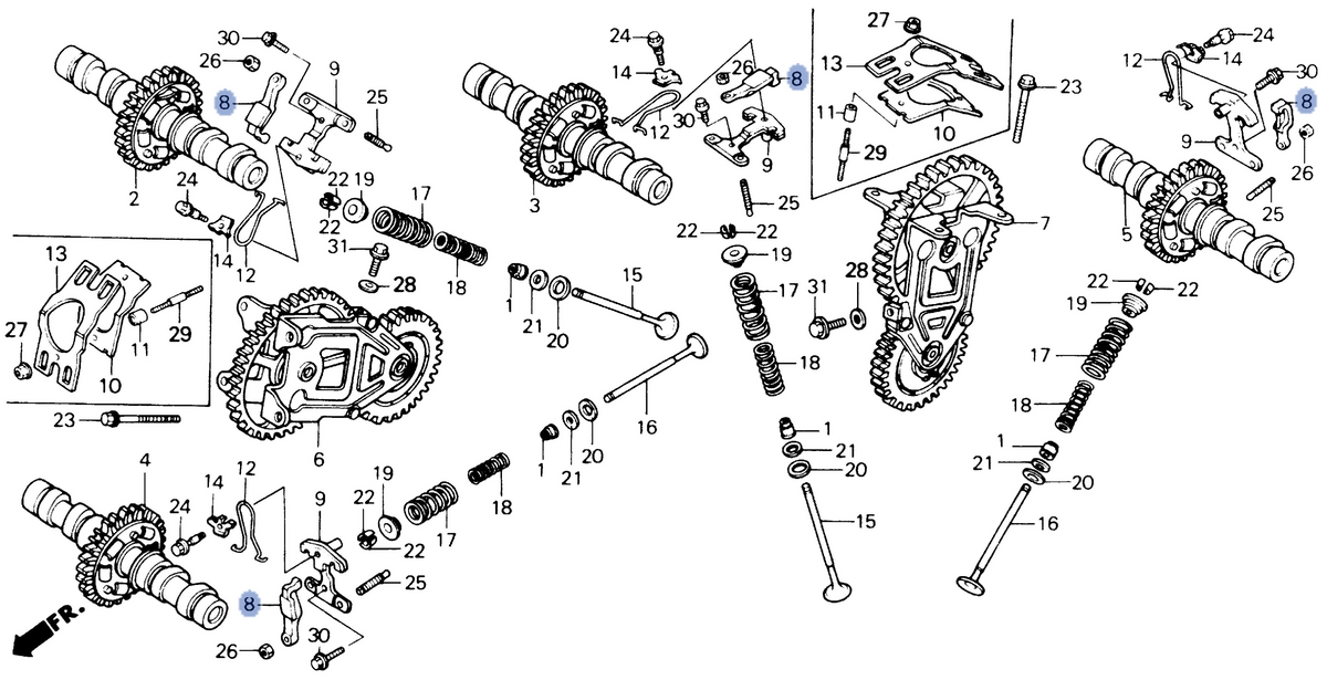 Honda OEM part 14611-ML7-000