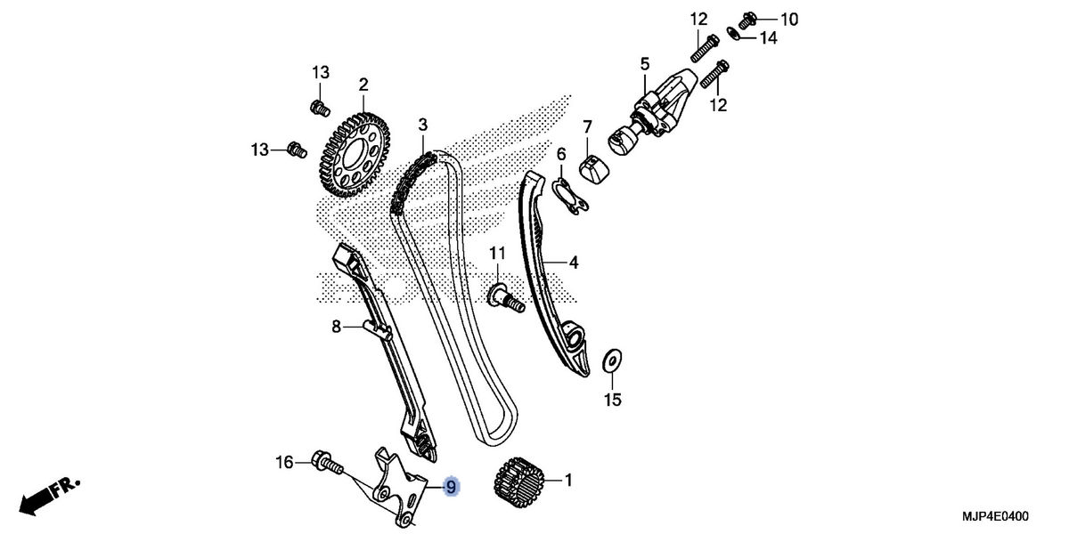 Honda OEM part 14612-MJP-G50