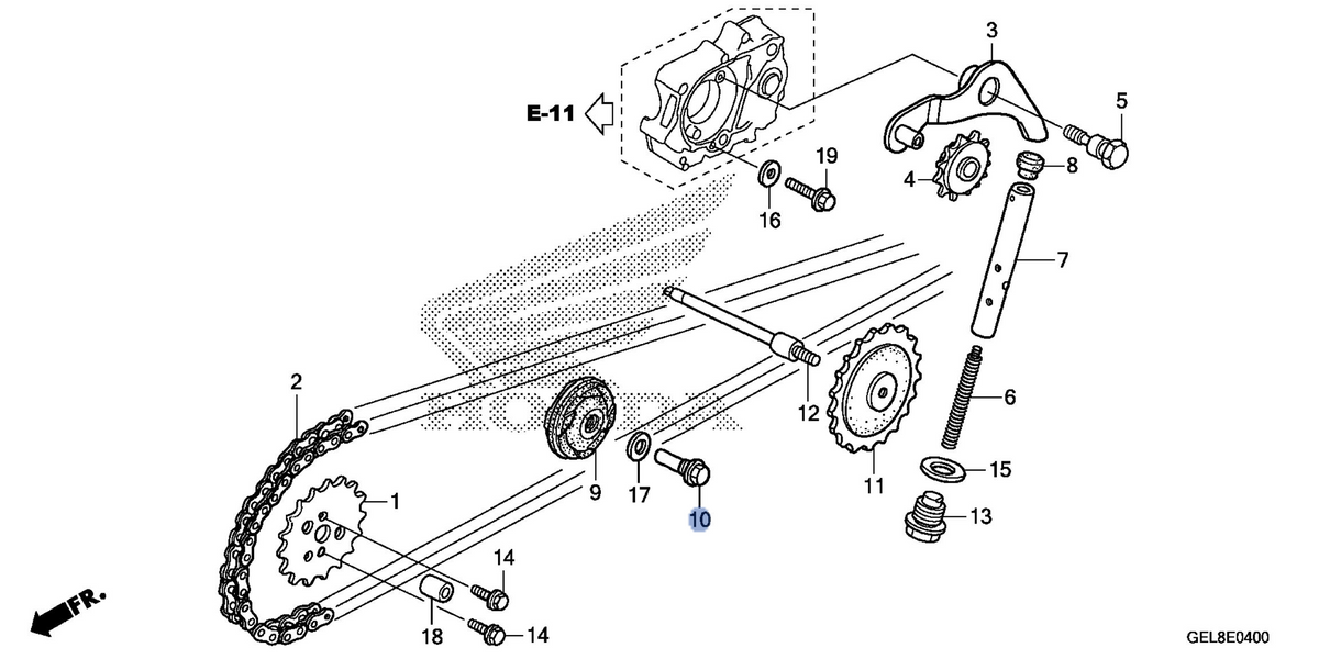 Honda OEM part 14615-KVR-C00