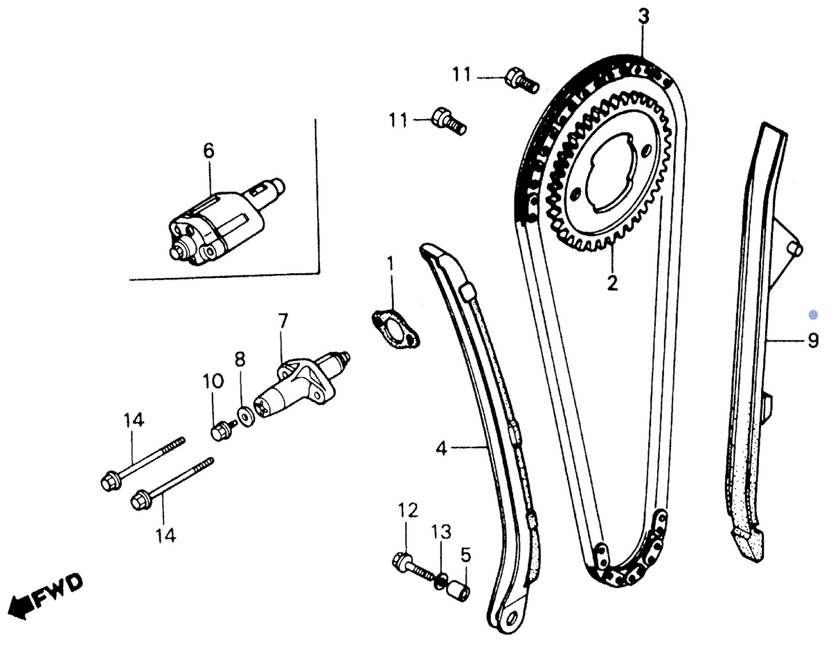 Honda OEM part 14620-HA0-003