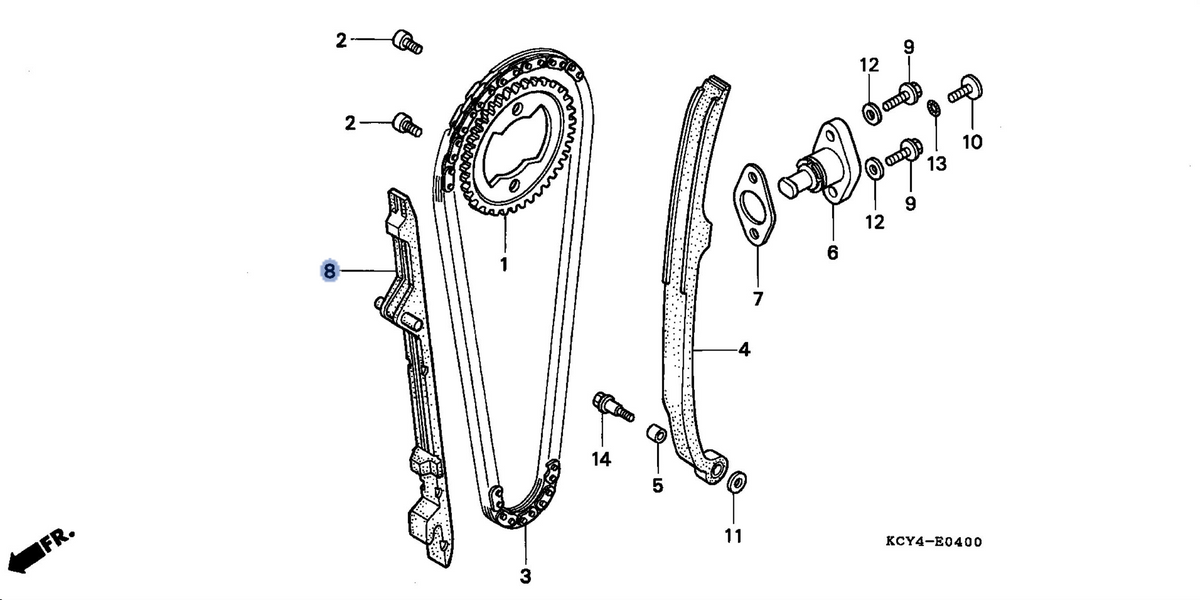 Honda OEM part 14620-KCY-670
