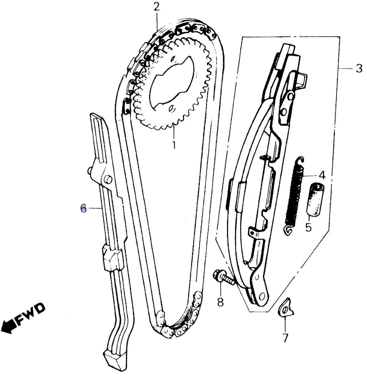 Honda OEM part 14620-KK1-000