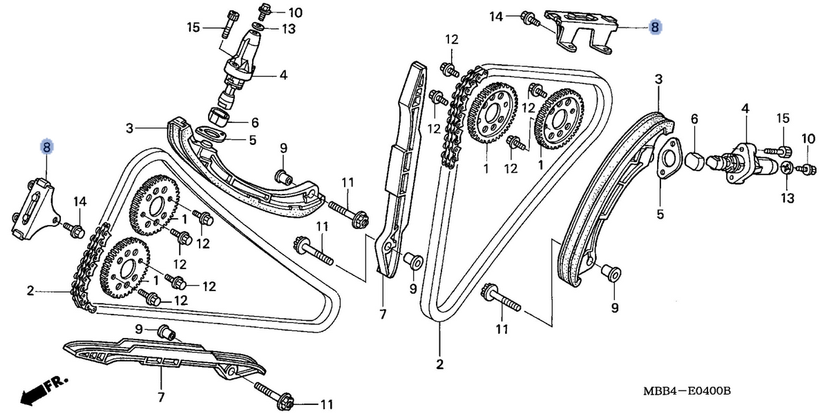 Honda OEM part 14620-MBB-000