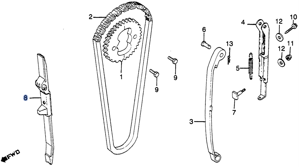 Honda OEM part 14620-MC0-000