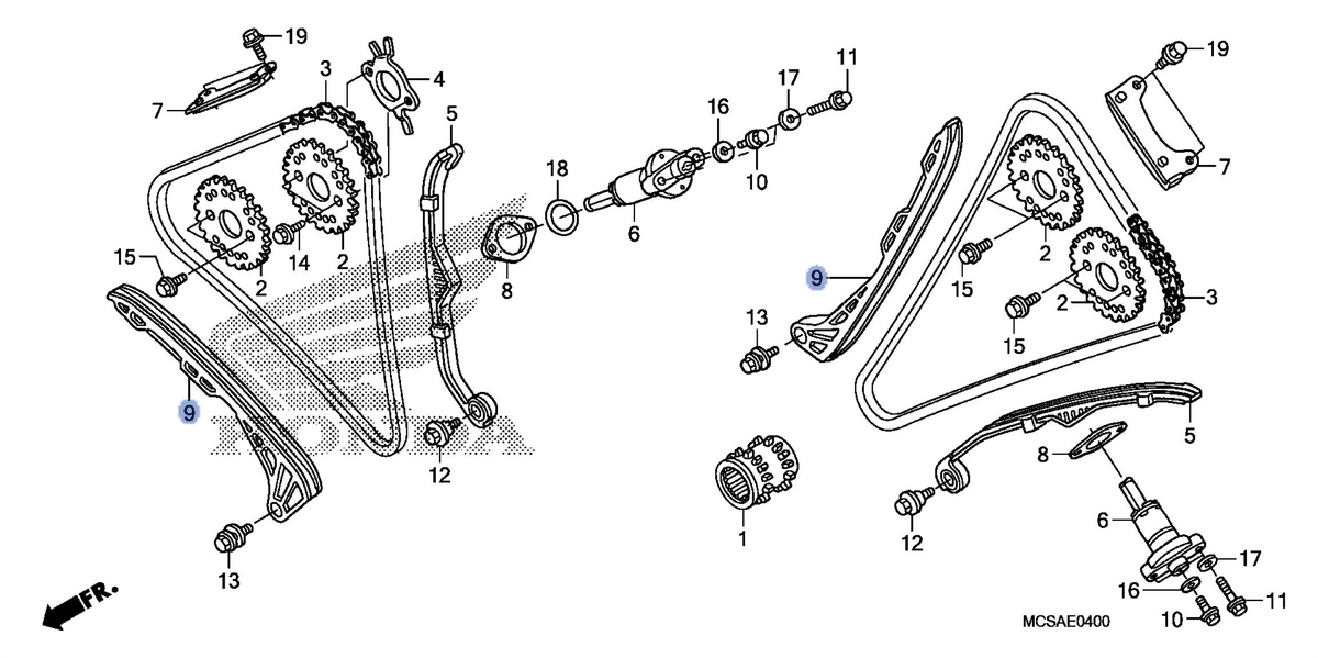 Honda OEM part 14620-MCS-000