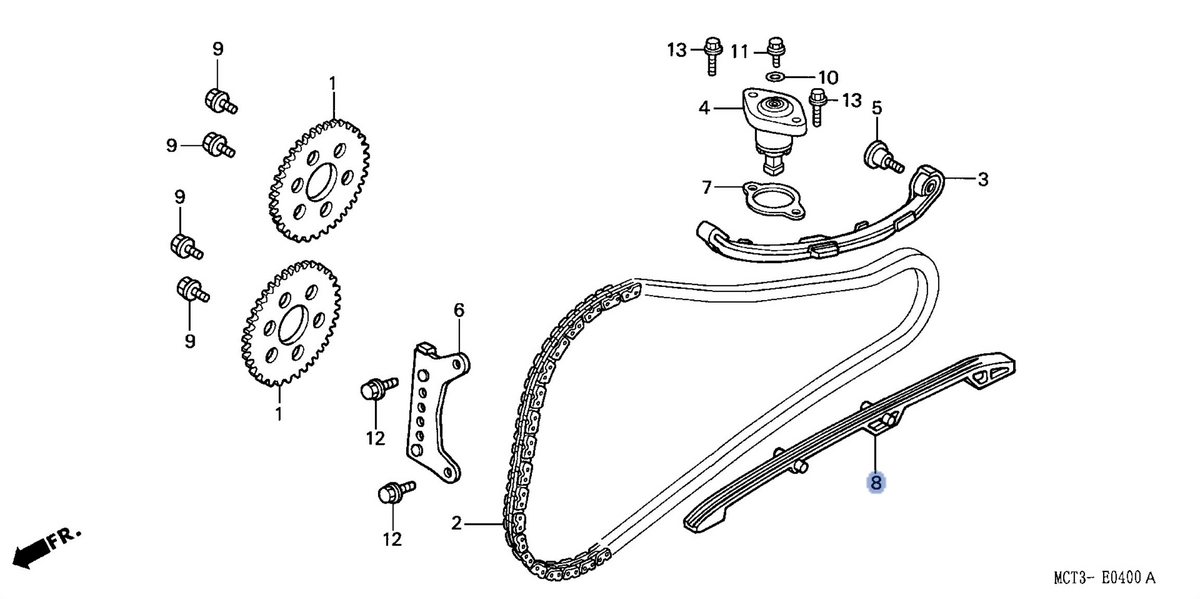 Honda OEM part 14620-MCT-000