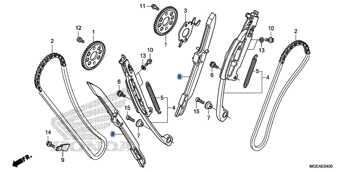 Honda OEM part 14620-MGE-000