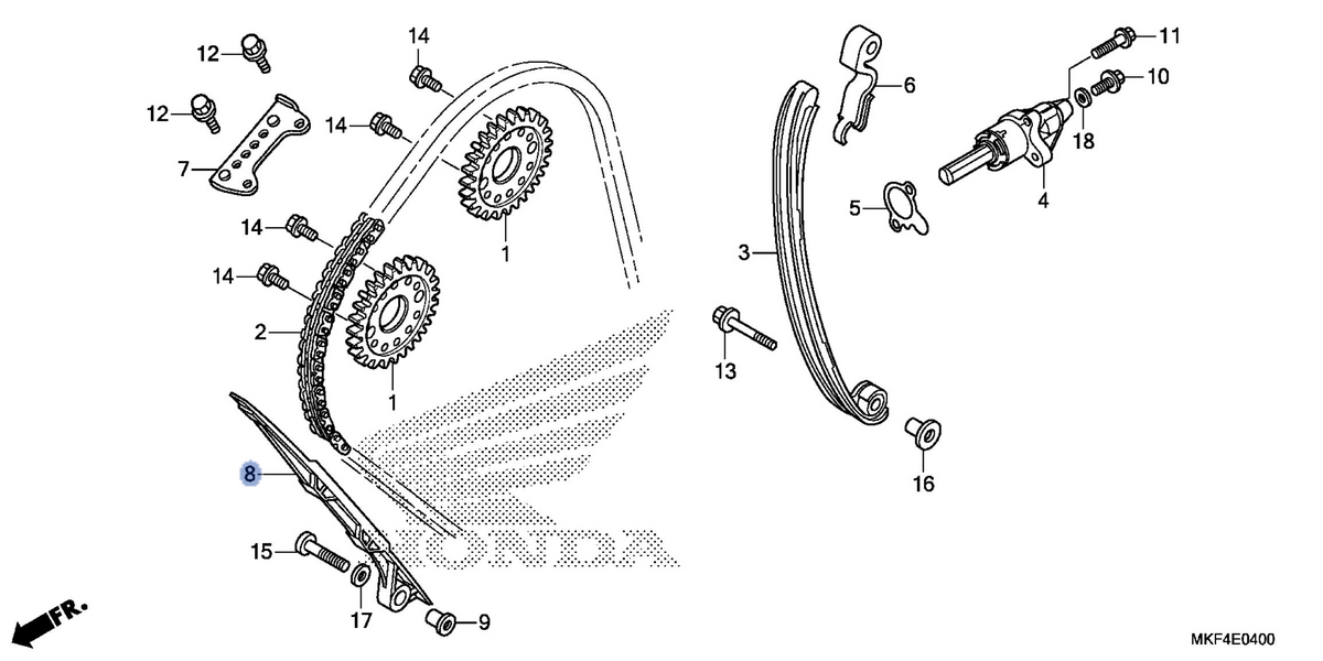 Honda OEM part 14620-MKF-D70