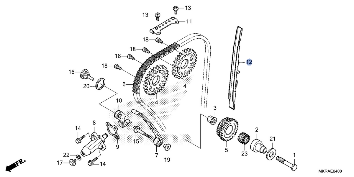 Honda OEM part 14620-MKR-D10