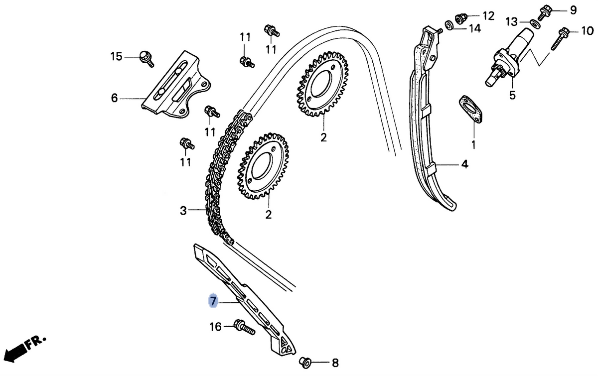 Honda OEM part 14620-MV9-671