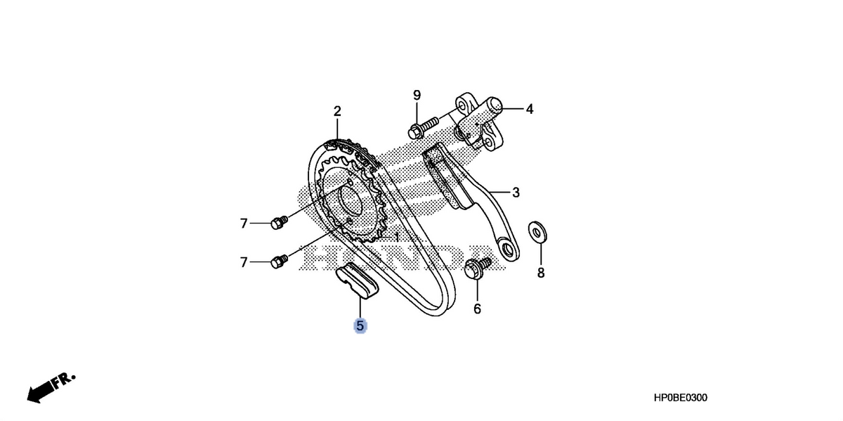 Honda OEM part 14621-HP0-A00