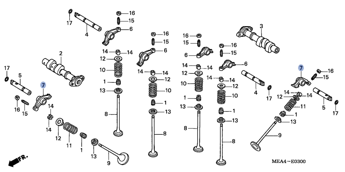 Honda OEM part 14621-MEA-670