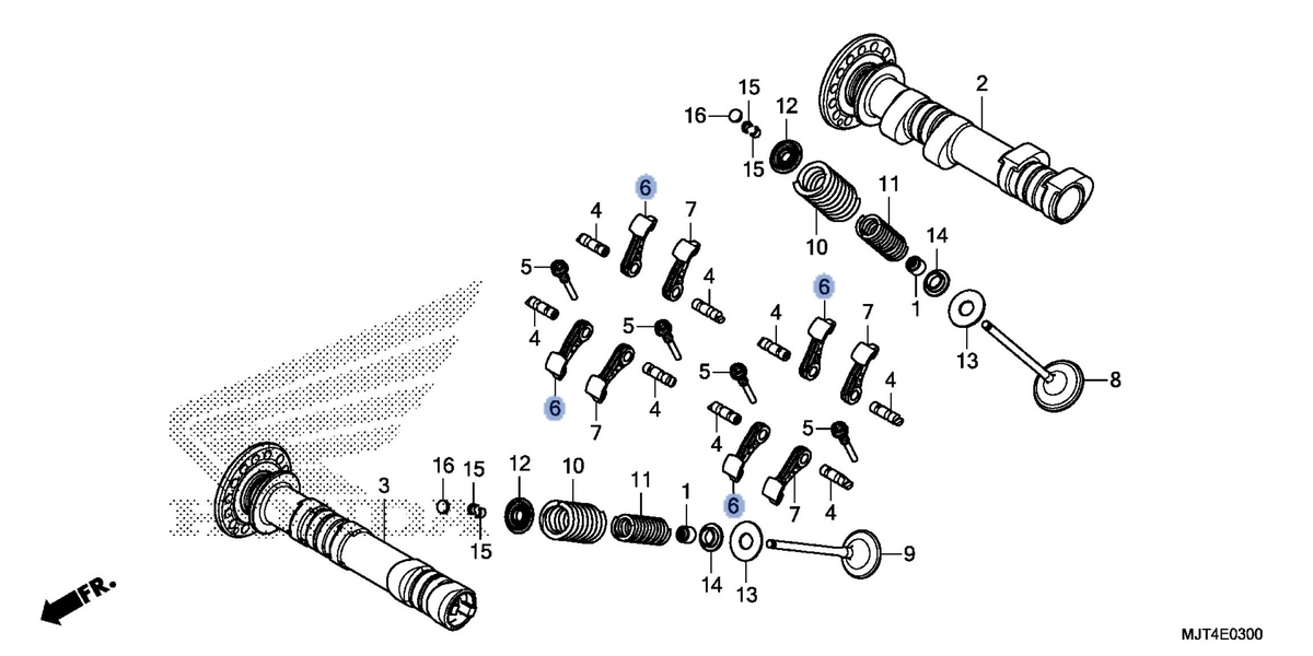 Honda OEM part 14621-MJT-E00