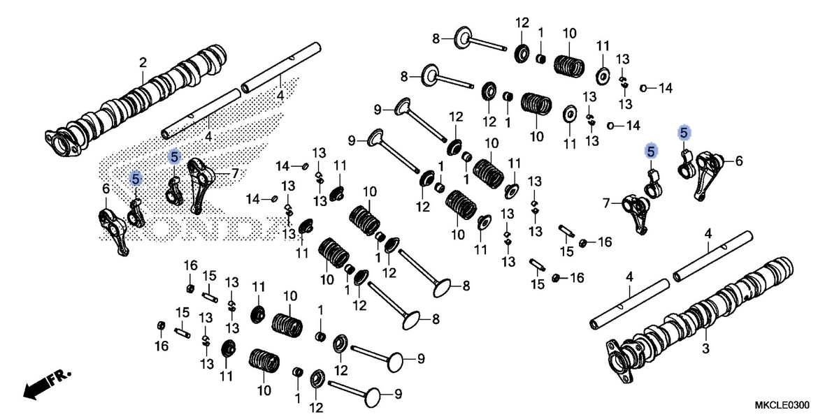 Honda OEM part 14621-MKC-A00