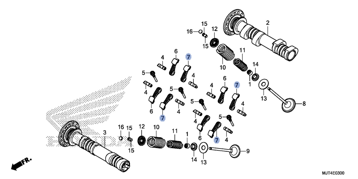 Honda OEM part 14622-MJT-E00