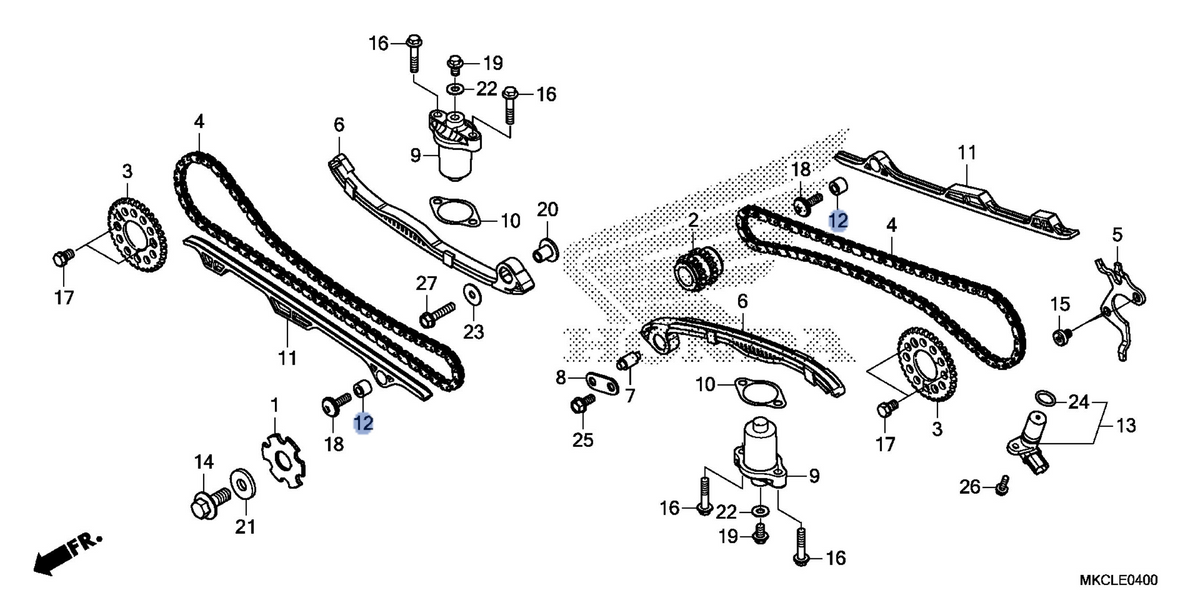 Honda OEM part 14622-MKC-A00