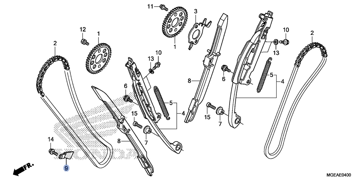 Honda OEM part 14623-MBA-000