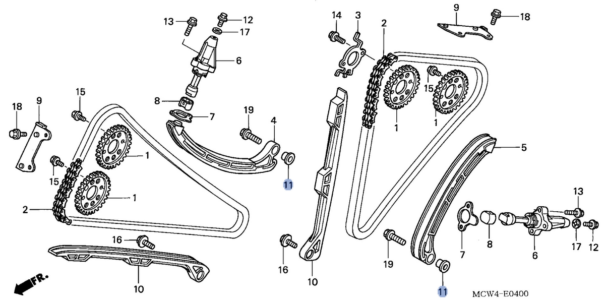 Honda OEM part 14626-MBB-000