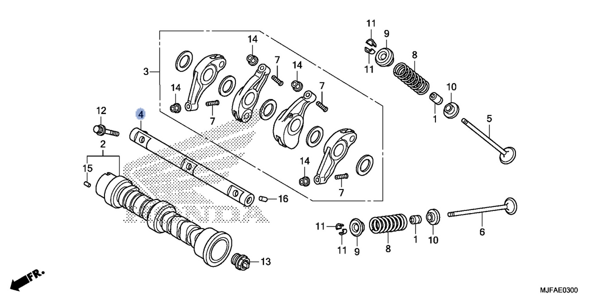 Honda OEM part 14630-MGS-D30