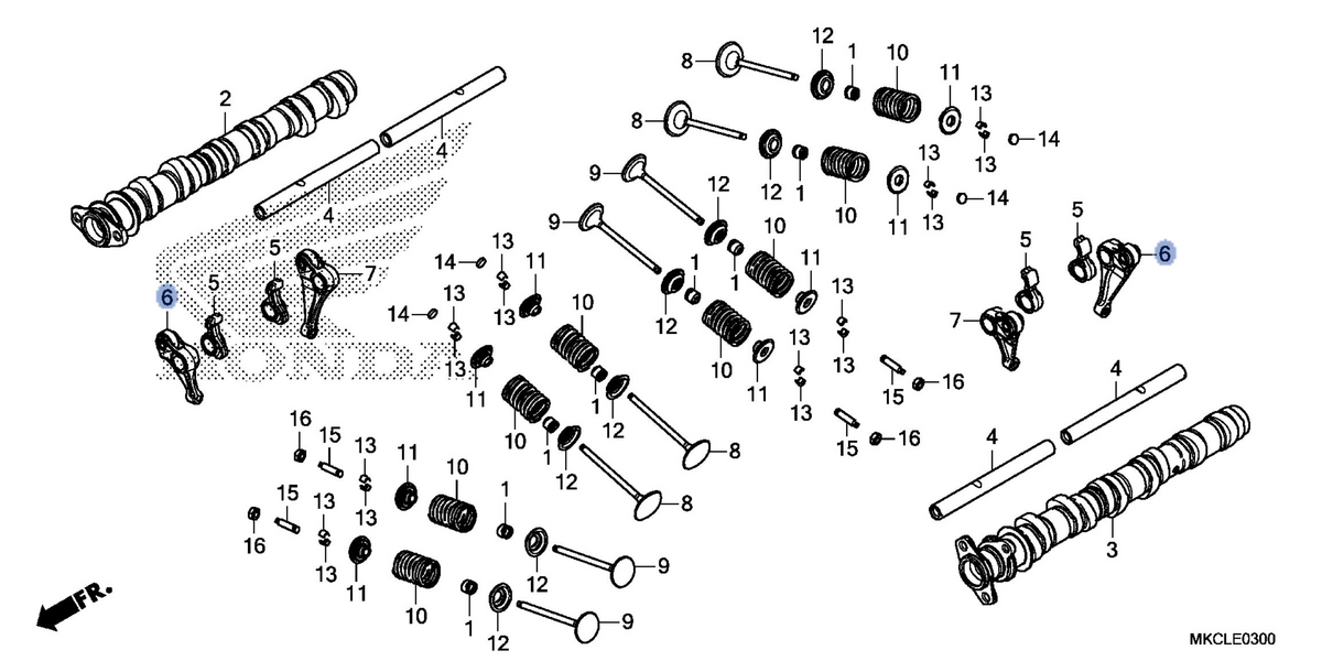 Honda OEM part 14630-MKC-A00