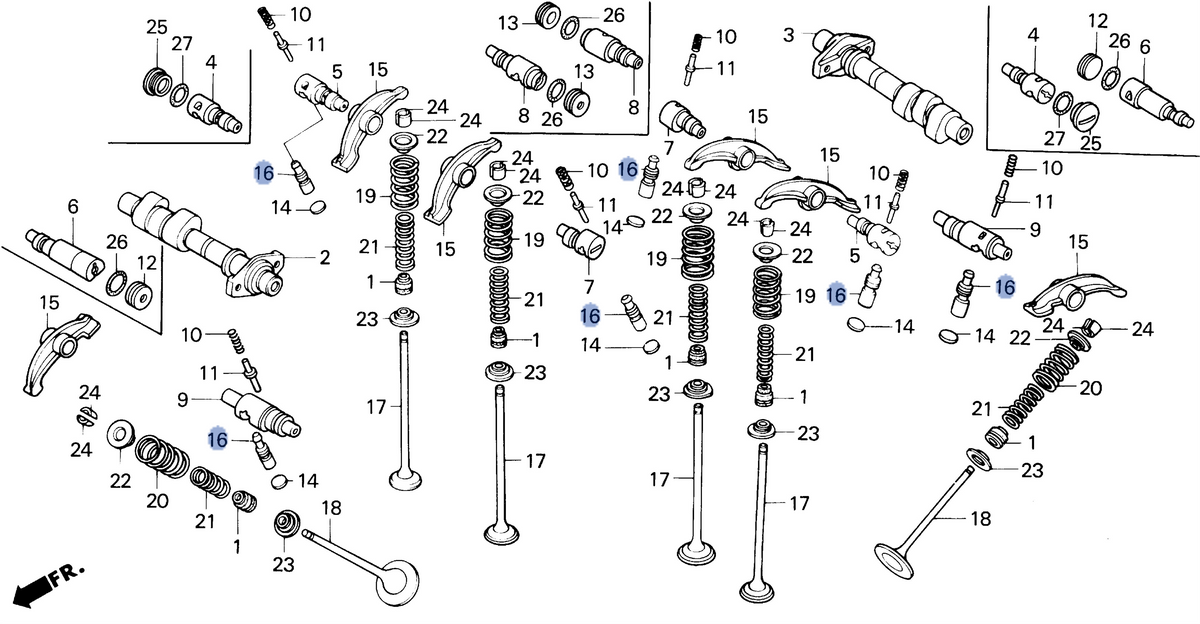 Honda OEM part 14630-MM8-000