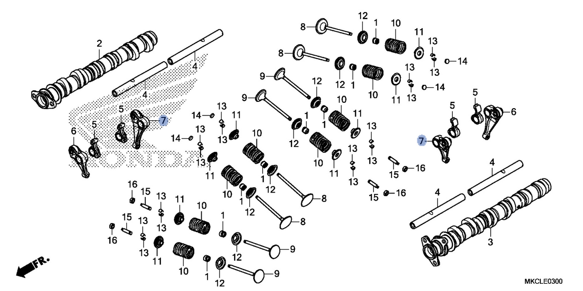 Honda OEM part 14640-MKC-A00