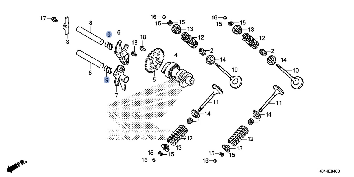 Honda OEM part 14642-KTW-900