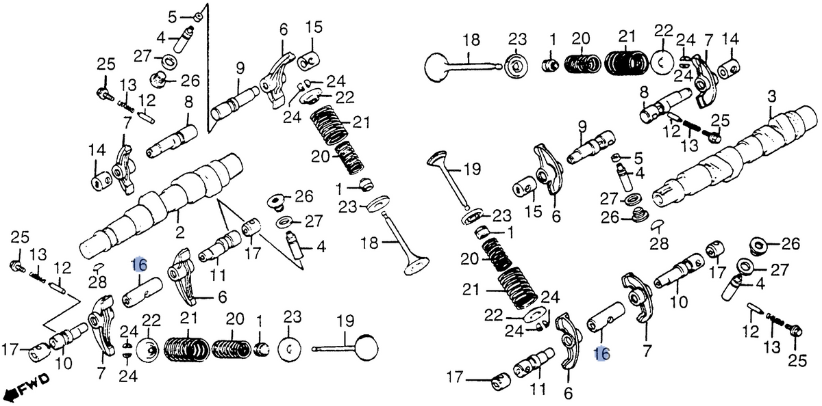 Honda OEM part 14653-MG9-010