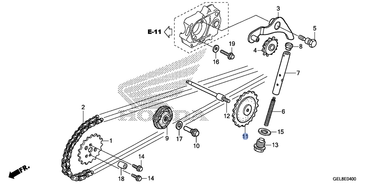Honda OEM part 14670-KVR-C00