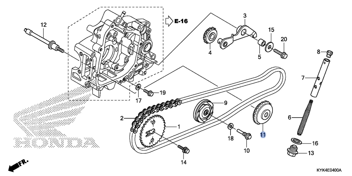 Honda OEM part 14670-KWW-C00