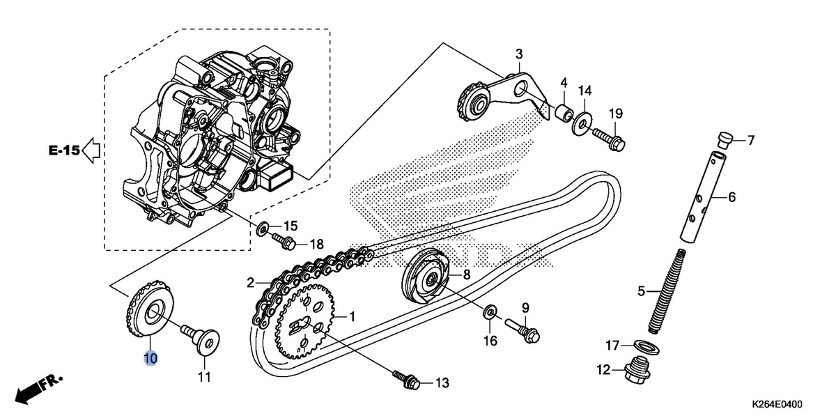 Honda OEM part 14670-KYZ-900