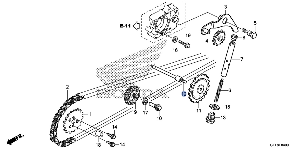 Honda OEM part 14675-KVR-C00