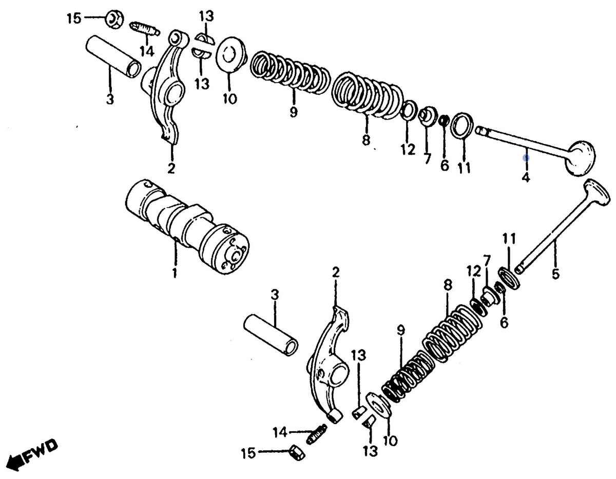 Honda OEM part 14711-036-000