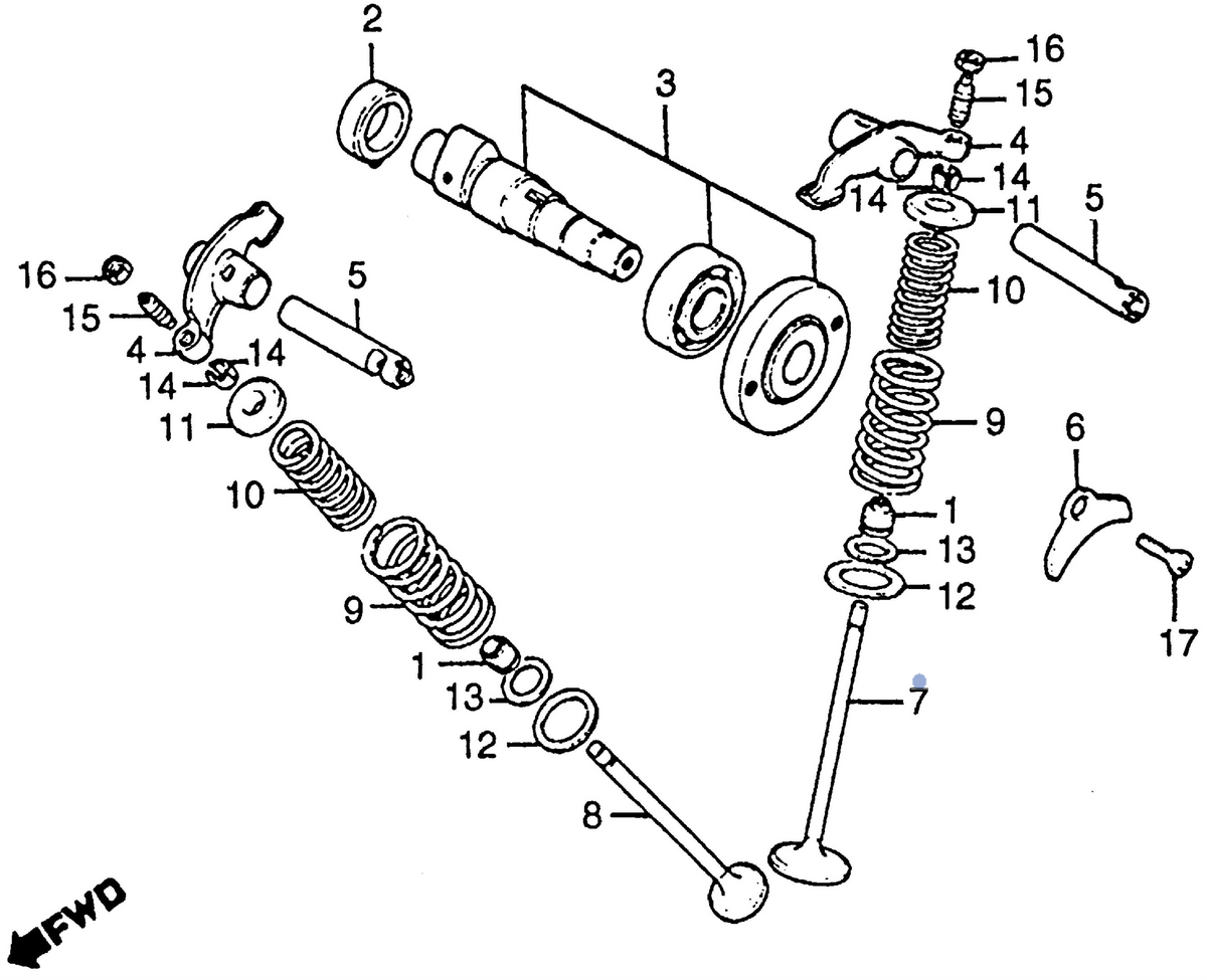 Honda OEM part 14711-397-630