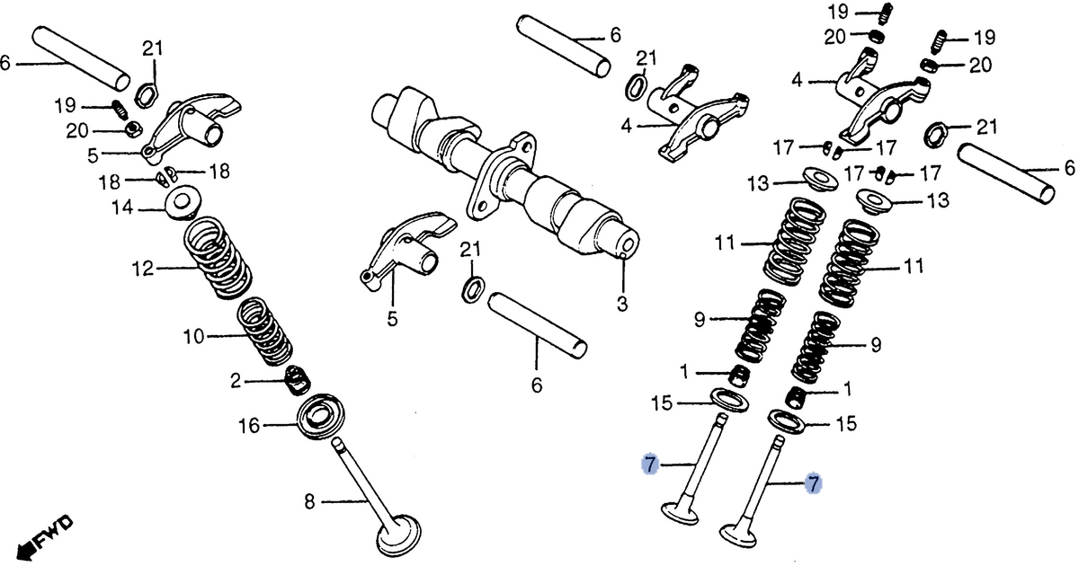 Honda OEM part 14711-413-000