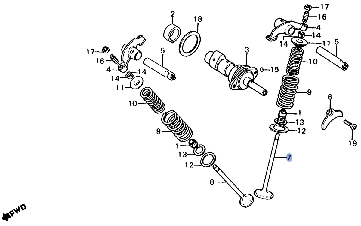 Honda OEM part 14711-437-000
