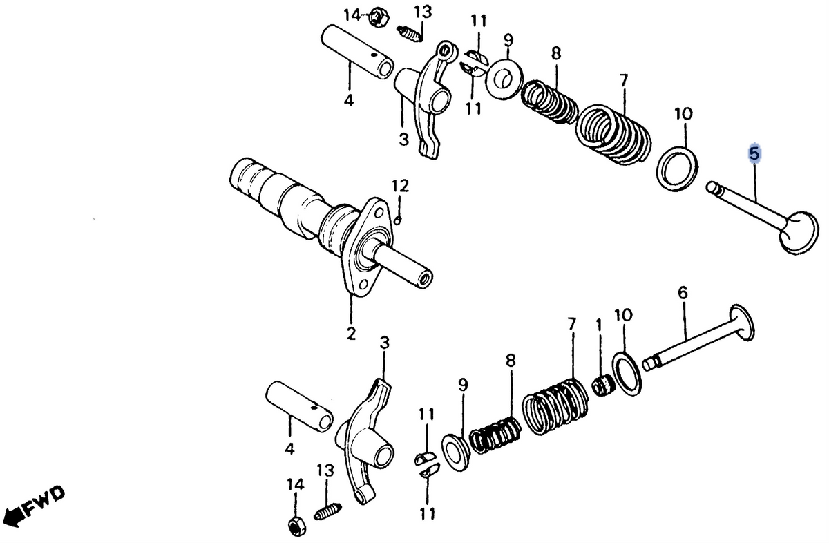 Honda OEM part 14711-459-000