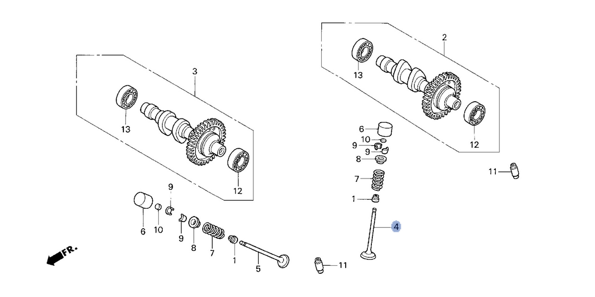 Honda OEM part 14711-GCR-000