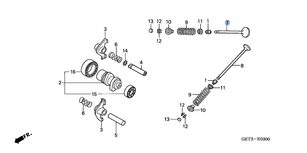 Honda OEM part 14711-GET-000
