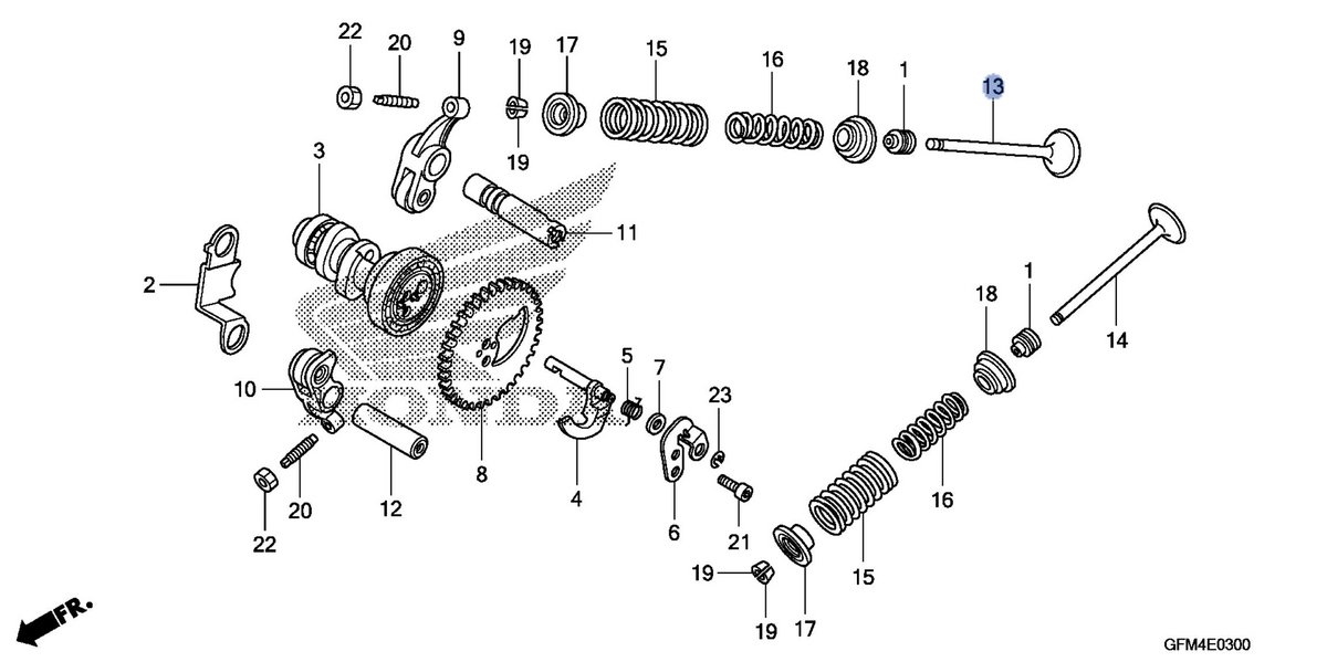 Honda OEM part 14711-GFM-900