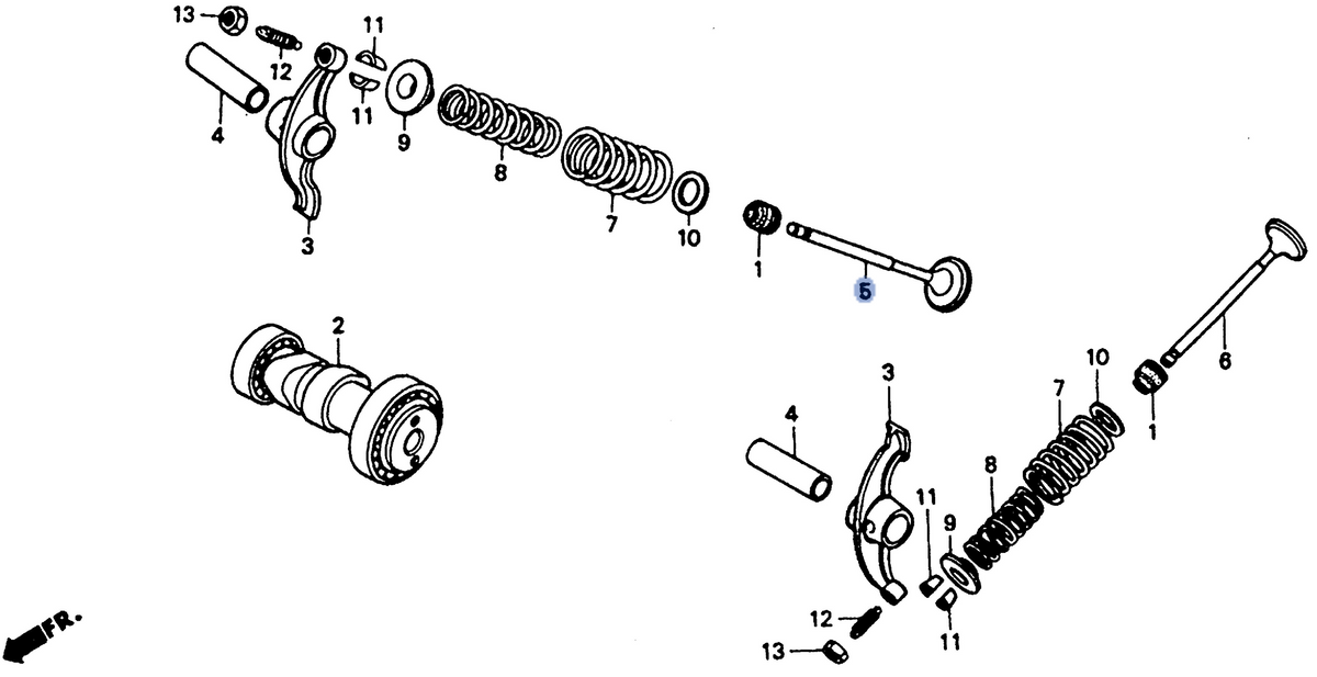 Honda OEM part 14711-GN5-913