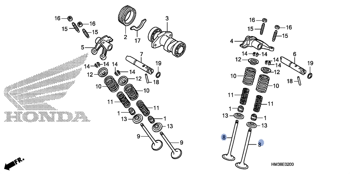 Honda OEM part 14711-HC0-000
